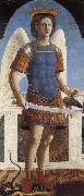 Piero della Francesca Saint Michael oil